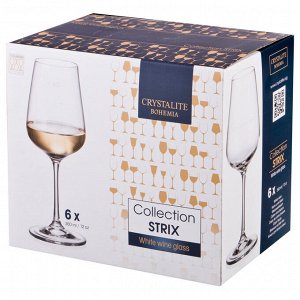 Набор бокалов для вина из 6 шт. "dora / strix" 360 мл высота=22 см