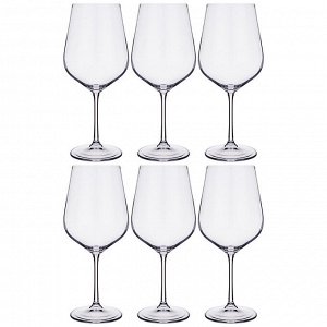 Набор бокалов для вина из 6 шт. "dora/strix" 580 мл высота=23 см (кор=1набор.)