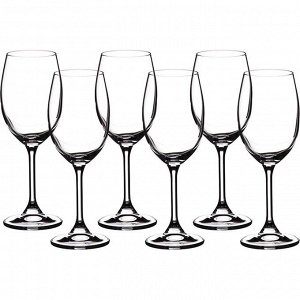 Набор бокалов для вина из 6 шт. "klara / sylvia" 250 мл. высота=19 см.