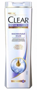 Шампунь CLEAR CARAT 400мл Максимальный объем пр/перхоти Женский