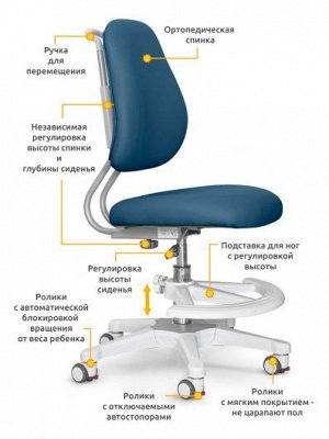 Детское ортопедическое кресло ErgoKids Y-507 розовый