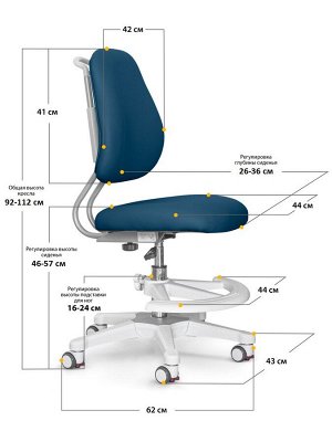 Детское ортопедическое кресло ErgoKids Y-507 розовый