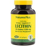 Nature&#039;s Plus, Лецитин, 1200 мг, 90 мягких капсул