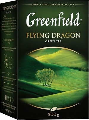 Чай Гринфилд Flying Dragon green tea 200г 1/12, шт