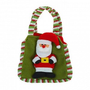 Подарочная сумка "Дед Мороз", цвета МИКС
