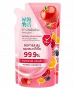 LION &quot;Shokubutsu&quot; Крем-гель для душа 400мл &quot;Brightening Fresh and Protect&quot; (мягк.упак.)