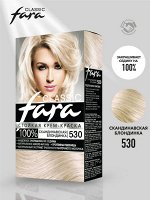 Фара Стойкая крем-краска для волос &quot;Classic&quot; 530 скандинавский блонд 135 мл