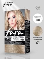 Фара Стойкая крем-краска для волос &quot;Classic&quot; 531 платиновая блондинка 135 мл