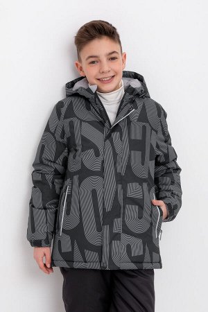 Куртка(Осень-Зима)+boys (черный, большие буквы)