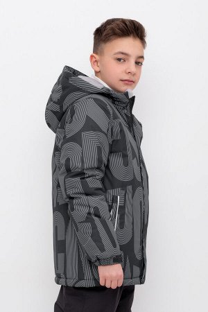 Куртка(Осень-Зима)+boys (черный, большие буквы)