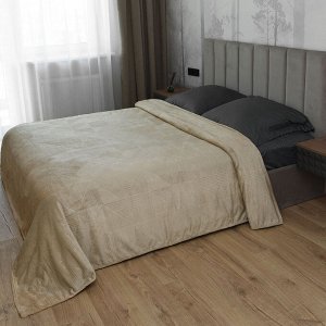 Графика(беж) плед велсофт 200*220