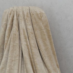 Графика(беж) плед велсофт 200*220