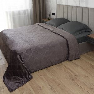 Дубай(капучино) Плед велсофт 150*200