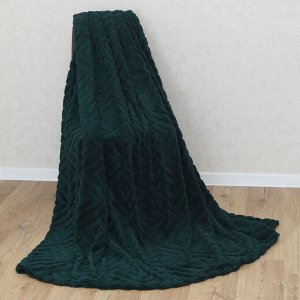 Адель Ромбы(изумруд) Плед велсофт 150*200