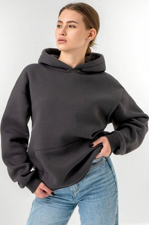Женское худи из футера с начесом Happyfox