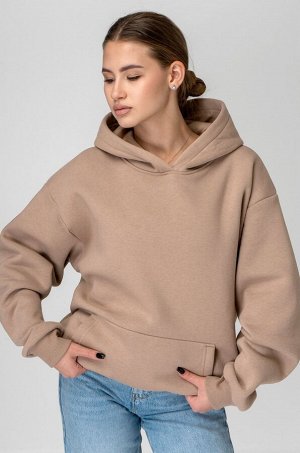 Женское худи из футера с начесом Happyfox