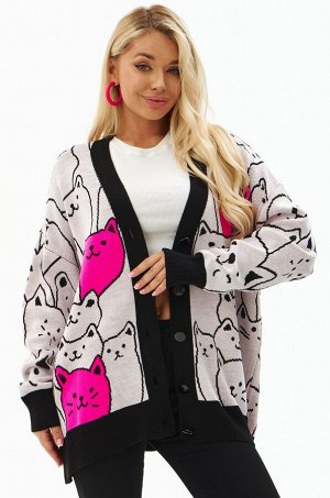Женский удлиненный кардиган оверсайз Happyfox
