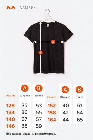 Набор детских однотонных футболок 2 шт. Happyfox