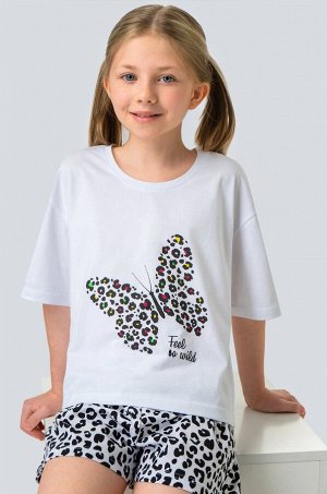 Хлопковая пижама для девочки Happyfox