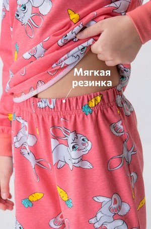 Хлопковая пижама для девочки Happyfox