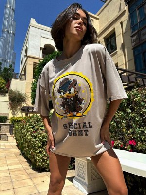 Футболка Bona Fashion: OVERSIZE T-shirt "Agent Duck"