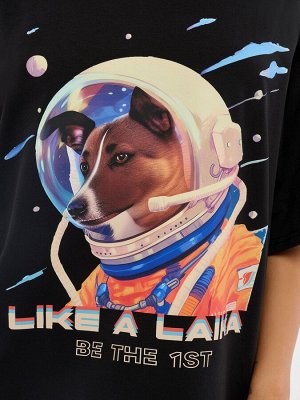 Футболка Bona Fashion: OVERSIZE T-shirt "Laika"