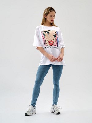Футболка Bona Fashion: OVERSIZE T-shirt "Beautiful"