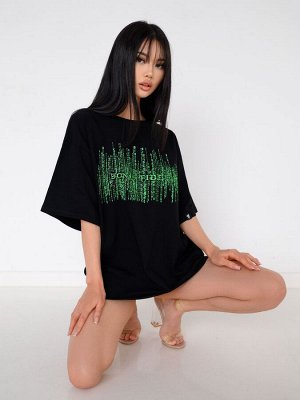 Футболка Bona Fashion: OVERSIZE T-shirt "Matrix"