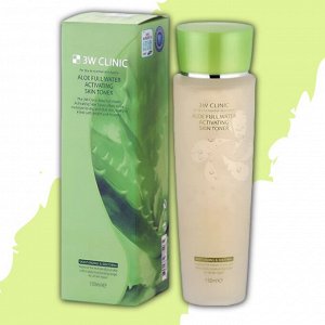 3 W CLINIC Тоник для лица "Aloe Full Water Activating" 150 мл