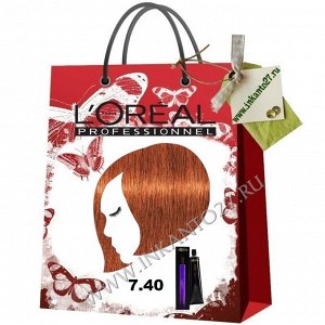 Loreal Professionnel DIA Light Крем-краска для волос без аммиака 7.40 Блондин глубокий медный, 50 мл.