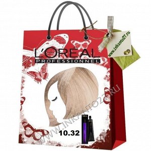 Loreal Professionnel DIA Light Крем-краска для волос без аммиака 10.32 Молочный коктейль золотая жемчужина, 50 мл.