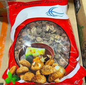 Премиум Шиитаке Сушеные Грибы 500 гр, Китай - Бренд Hancheng