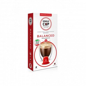 Кофе капсулы SINGLE CUP Balanced Упаковка 10 капсул для кофемашин Nespresso
