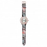 THREE-HAND PRINTED WATCH