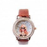 THREE-HAND CRYSTAL PRINTED WATCH