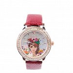 THREE-HAND CRYSTAL PRINTED WATCH