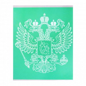 Тетрадь 96 листов в клетку Calligrata «Символика. Герб», обложка мелованный картон, глянцевая ламинация, блок офсет МИКС
