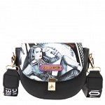 SADDLE PRINTED CROSSBODY BAG