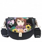SADDLE PRINTED CROSSBODY BAG