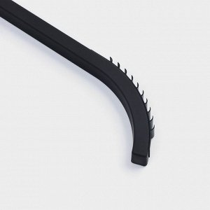 Плечики - вешалки для одежды LaDom Soft-touch, 41.5x21.5x1.1 см, 3 шт., антискользящее покрытие