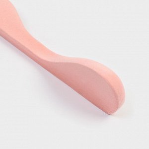 Плечики - вешалка LaDо́m Rose Gold, 45x6x23.5 см, покрытие вельвет, широкие плечики, розовые
