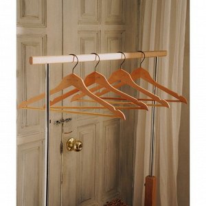 Плечики - вешалки для одежды SL Home, 4 шт., дерево лотос, 44x24.5 см