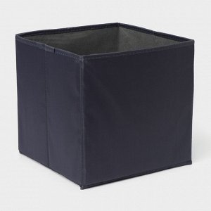 Короб стеллажный для хранения LaDо́m, 25x25x25 см, чёрный