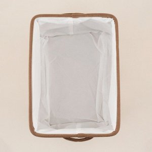 Короб для хранения вещей SL Home, 35x25x23 см, коричневый