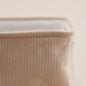 Короб для хранения вещей SL Home, 32x23x18,5 см, бежевый