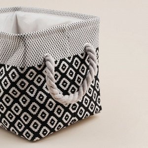 Короб для хранения вещей SL Home, 31x22x22.5 см, белый
