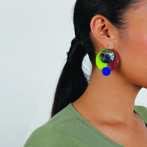COLOR BLOC серьги 12-73097