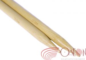 Спицы прямые бамбук двусторонние №10 35 см
