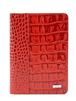 Обложка паспорт PAGE RED кайман красный, 65653