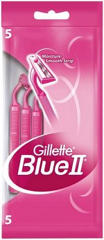 GILLETTE Women BLUE 2 однораз. станок  для бритьяд/ женщин (5 шт.), (розовый) 13277459